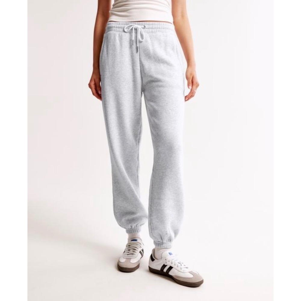 Abercrombie & Fitch Soft A&F Collection Heather Gray Jogger Sweatpants Small